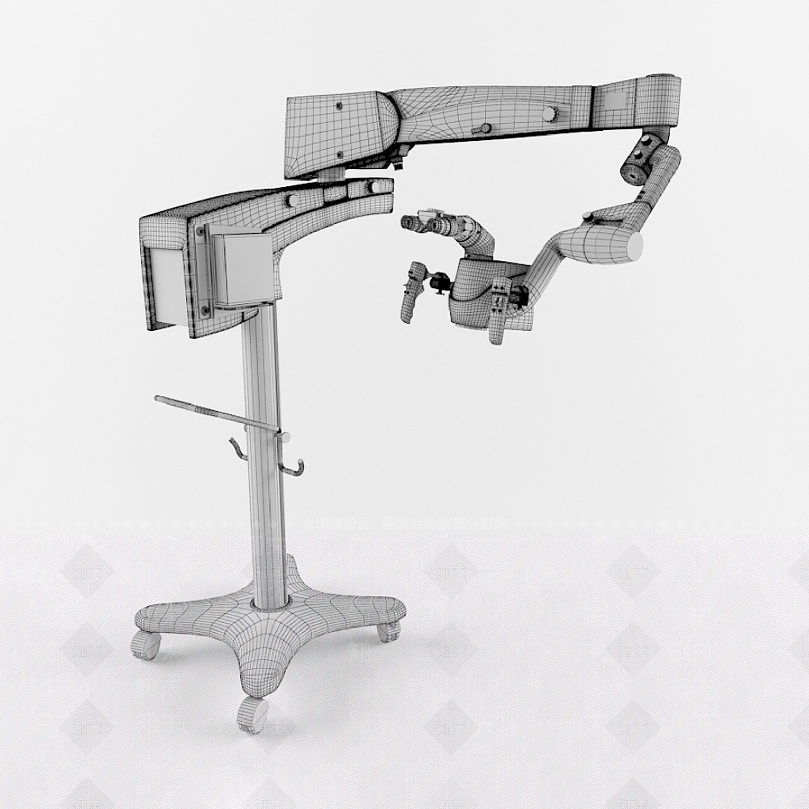现代医疗器材3D模型下载【ID:1113588094】