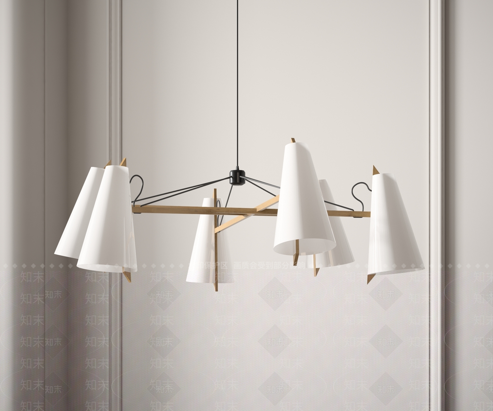 北欧吊灯3D模型下载【ID:1113590988】