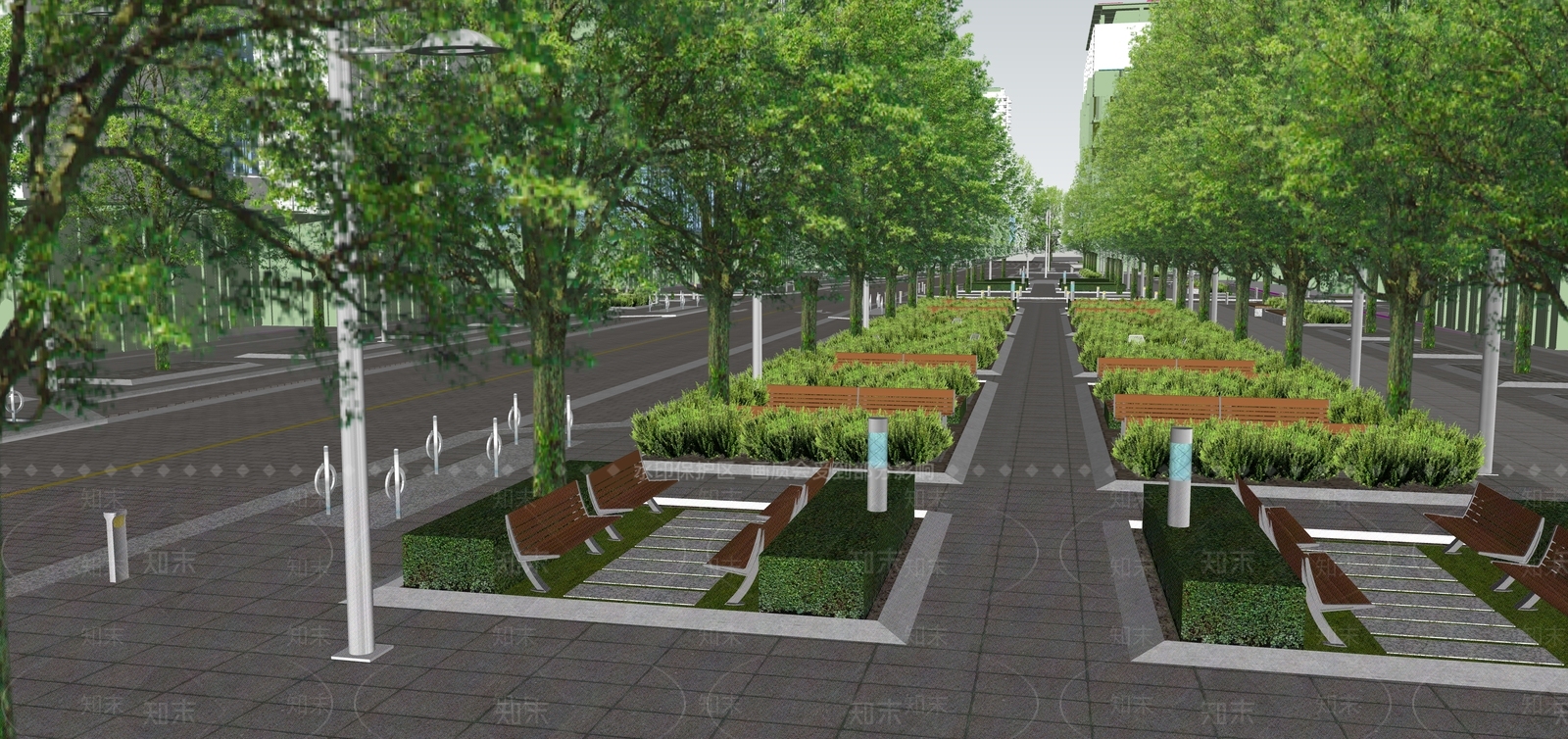 现代道路SU模型下载【ID:1113696269】