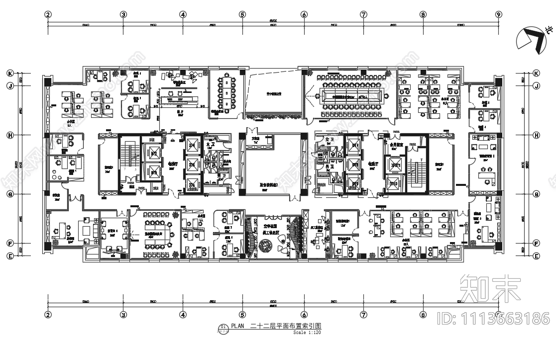 深圳中检集团施工图cad施工图下载【ID:1113663186】