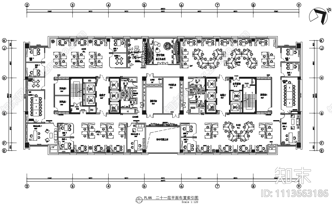 深圳中检集团施工图cad施工图下载【ID:1113663186】