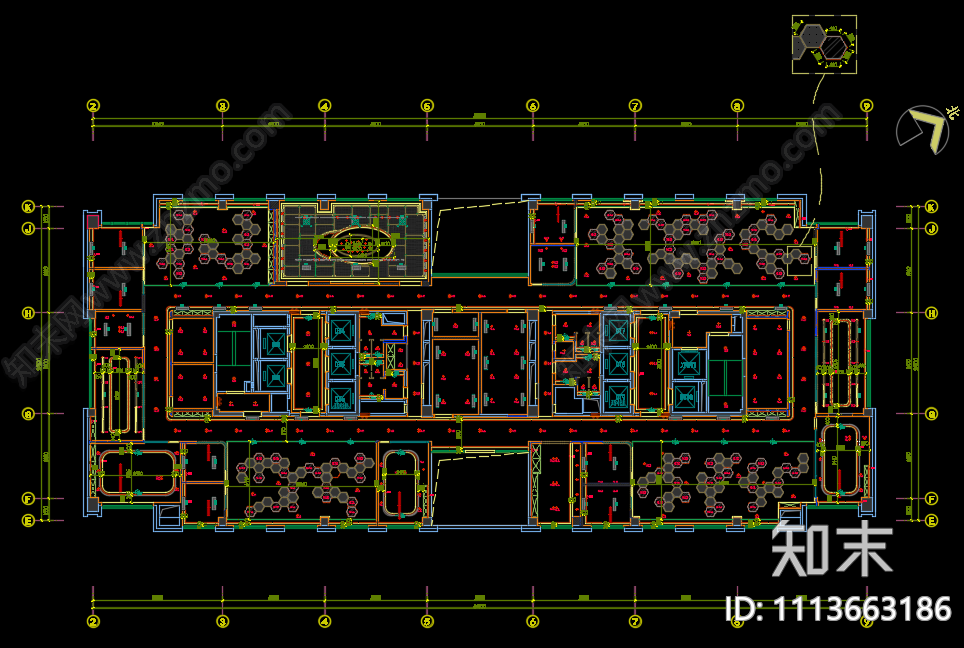 深圳中检集团施工图cad施工图下载【ID:1113663186】