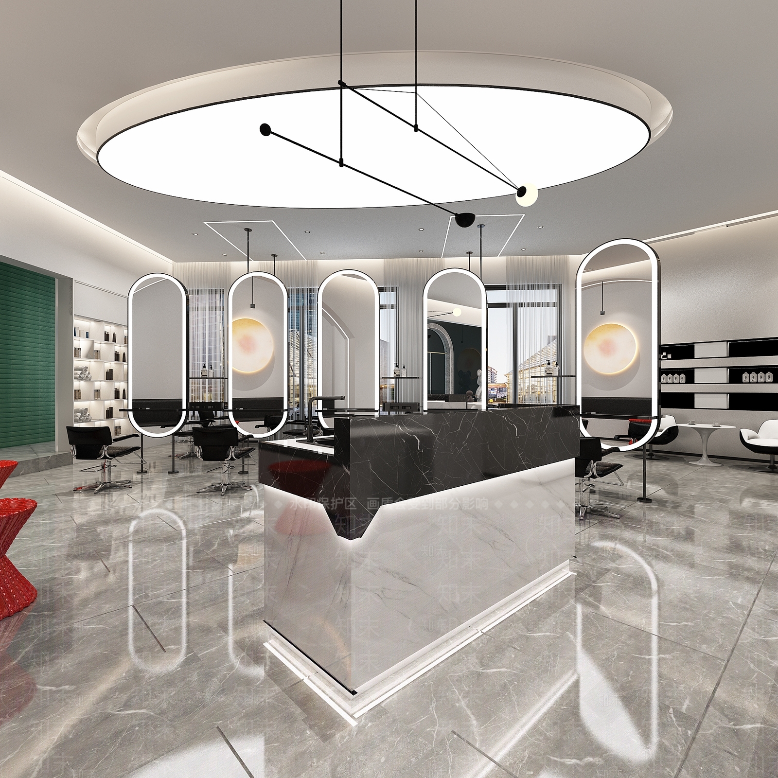 现代理发店3D模型下载【ID:1113695058】