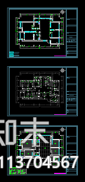 125㎡轻法式住宅施工图施工图下载【ID:1113704567】