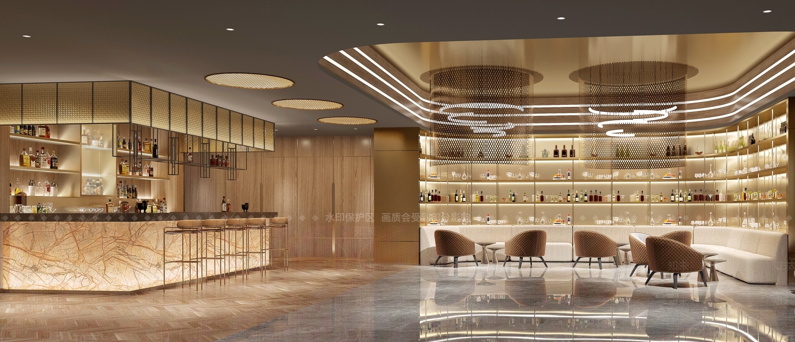 现代酒吧3D模型下载【ID:1113705593】