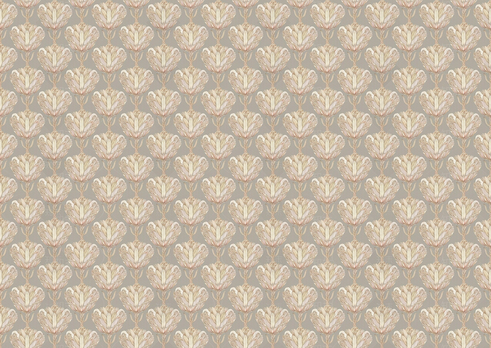 黄色欧式印花碎花壁纸贴图下载【ID:1113706488】