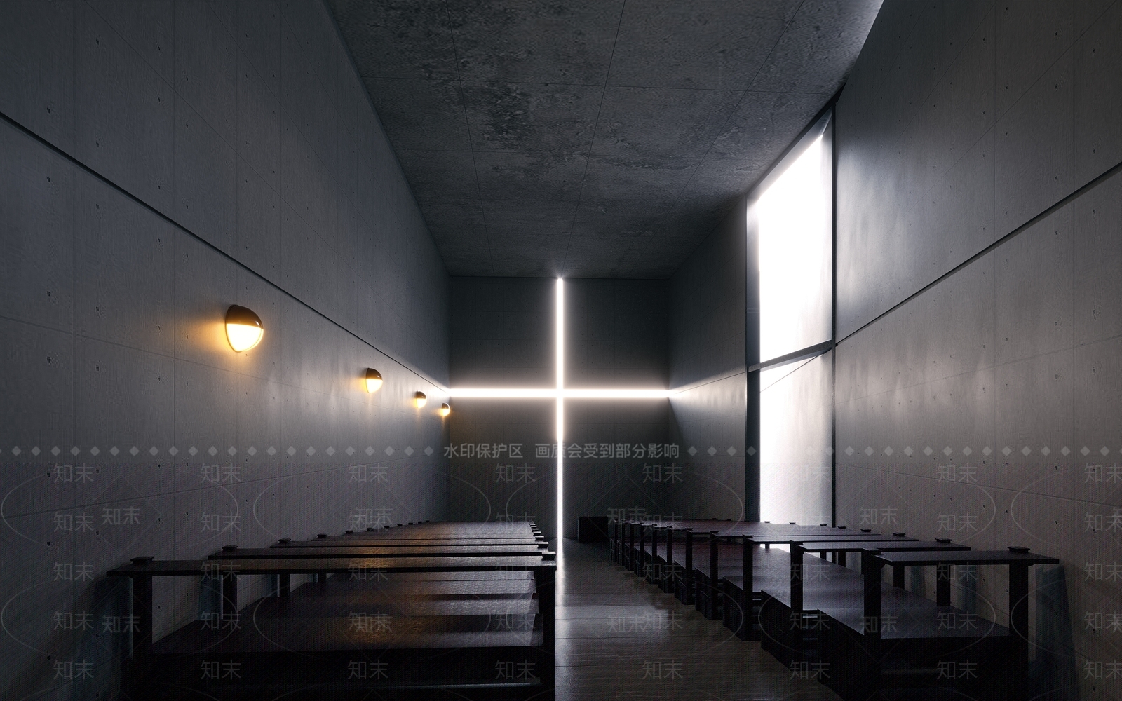 工业风光之教堂3D模型下载【ID:1113711828】