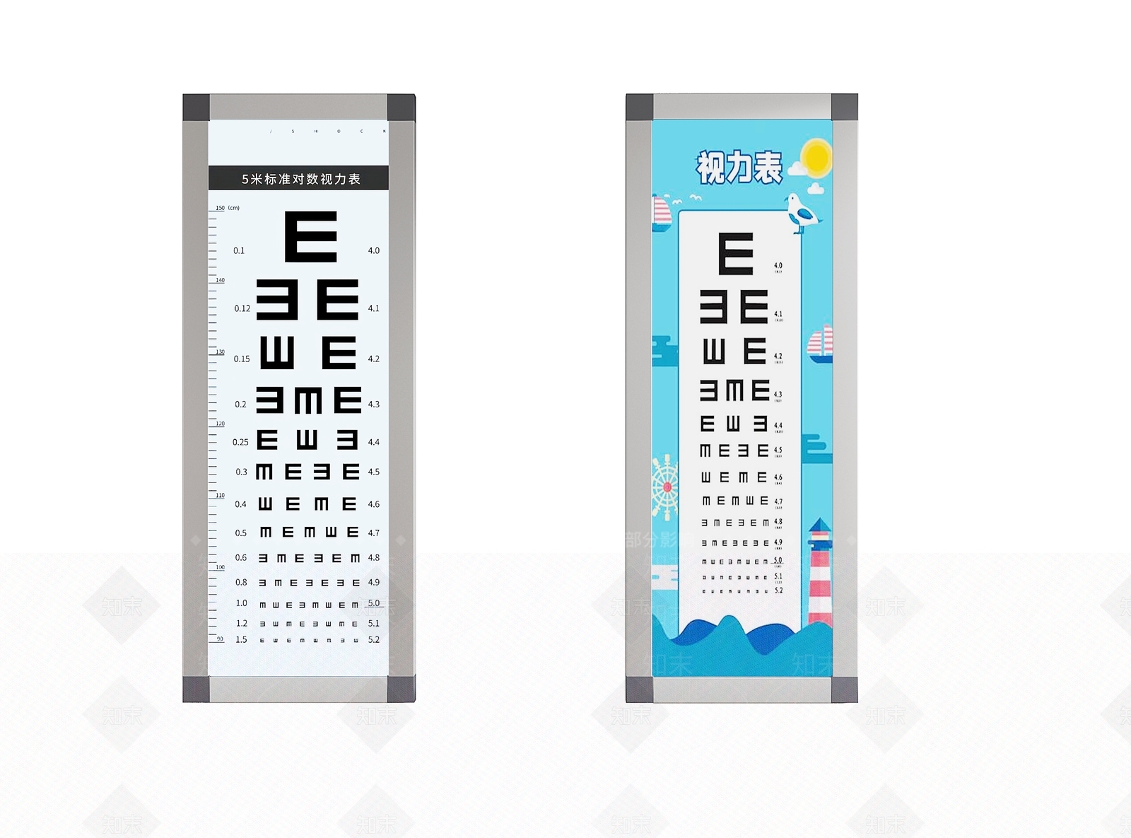 视力表3D模型下载【ID:1113748570】