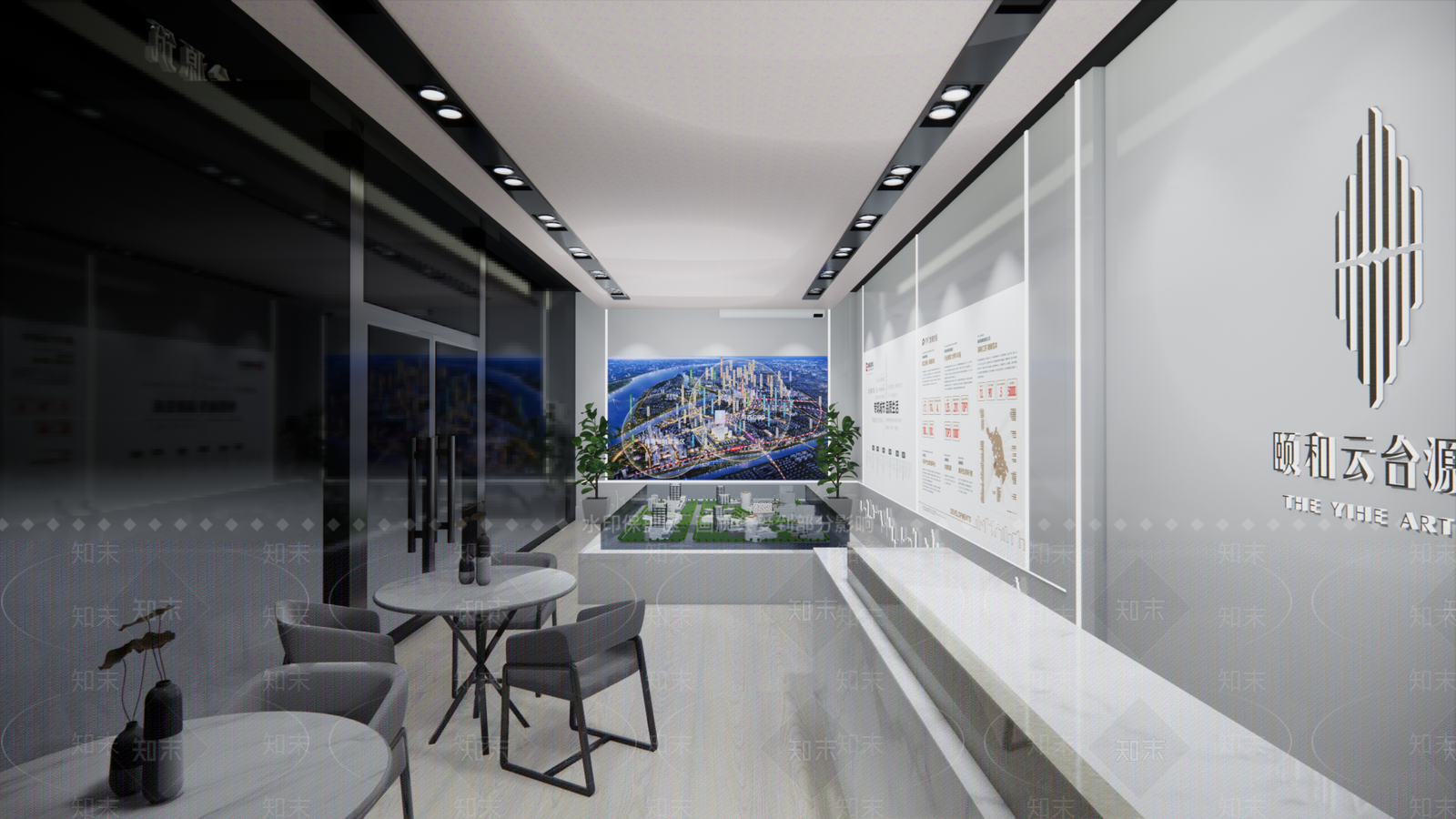 现代商业展厅SU模型下载【ID:1113788419】