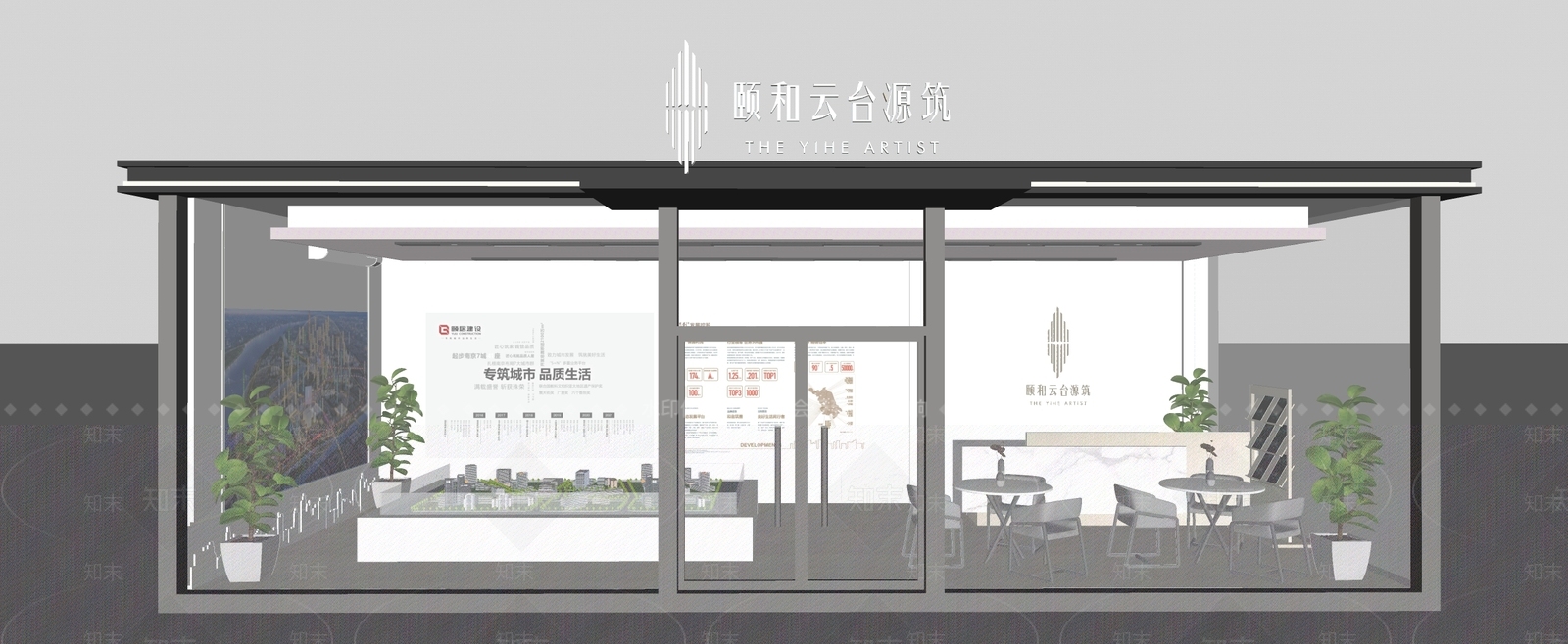 现代商业展厅SU模型下载【ID:1113788419】