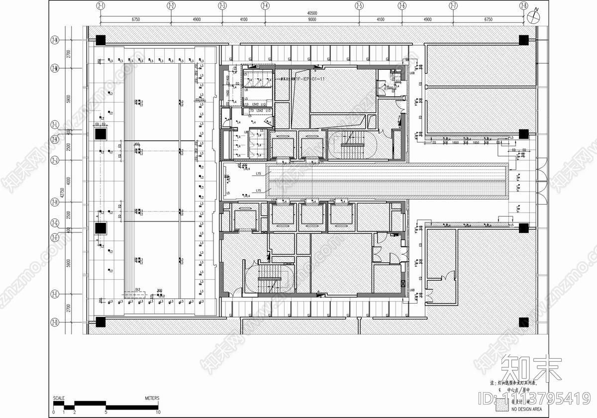 上海漕河泾科技绿洲办公楼施工图cad施工图下载【ID:1113795419】