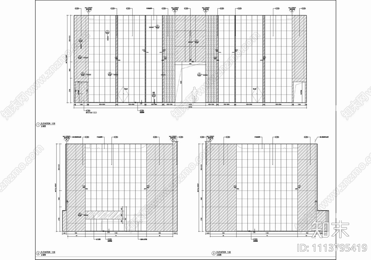 上海漕河泾科技绿洲办公楼施工图cad施工图下载【ID:1113795419】