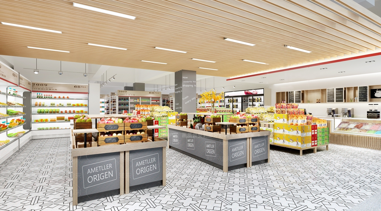 现代水果超市3D模型下载【ID:1113824544】