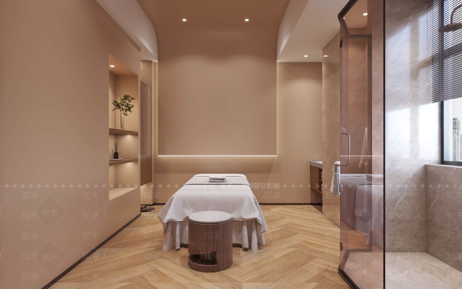 现代美容SPA店3D模型下载【ID:1113861024】