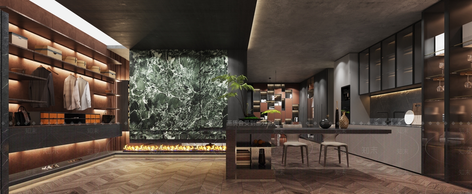 新中式家具展厅3D模型下载【ID:1113895982】