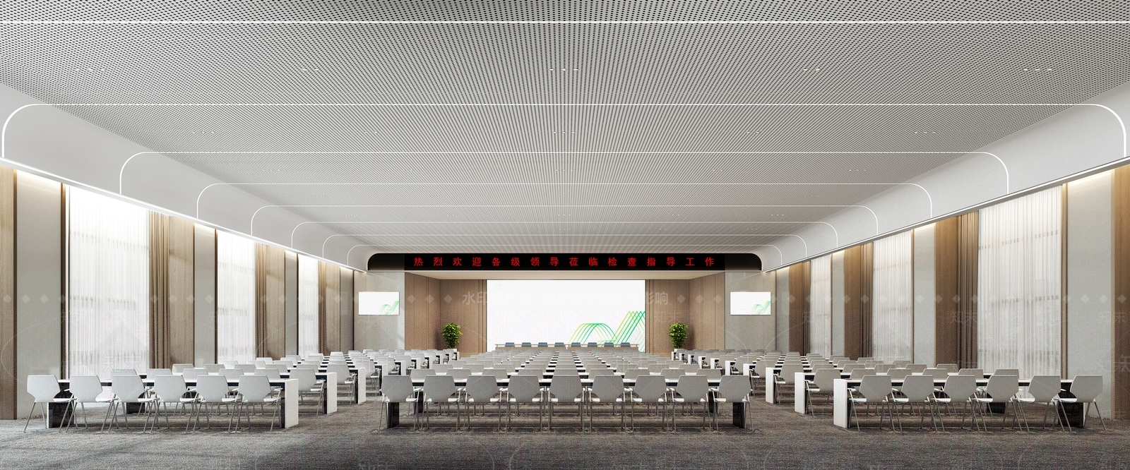 现代报告厅3D模型下载【ID:1113906308】
