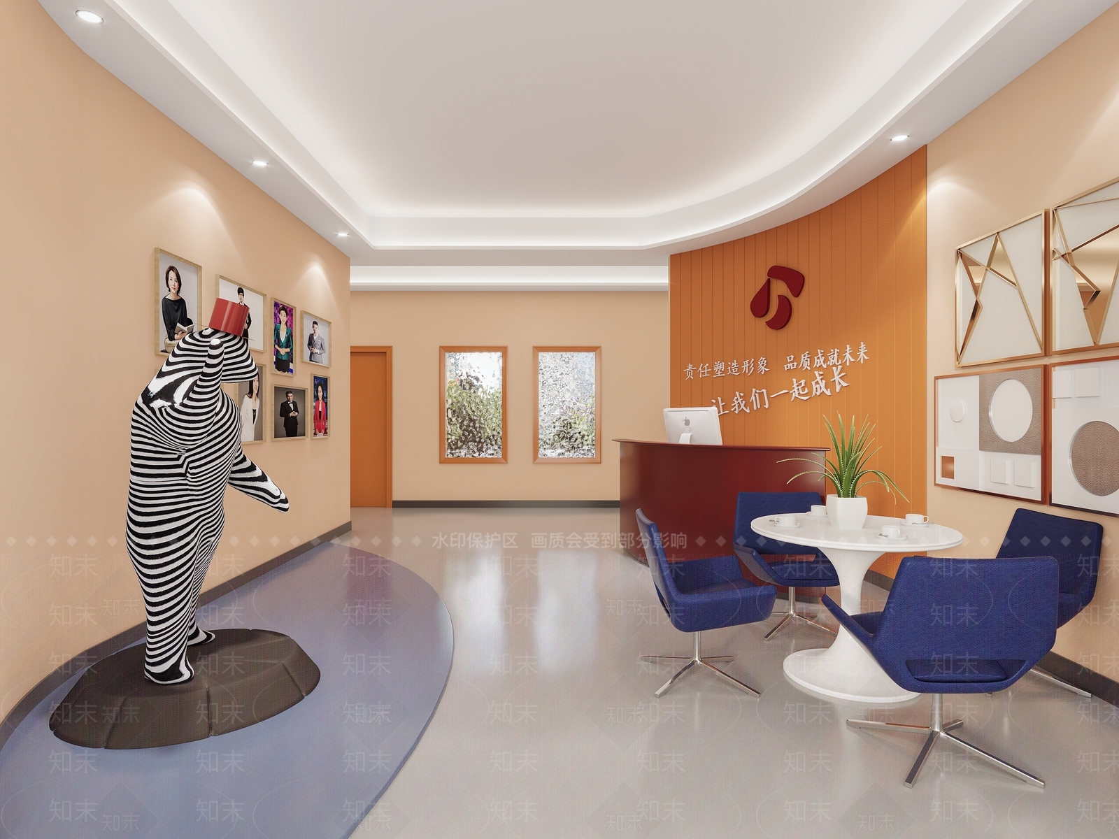 现代电视台3D模型下载【ID:1113907967】