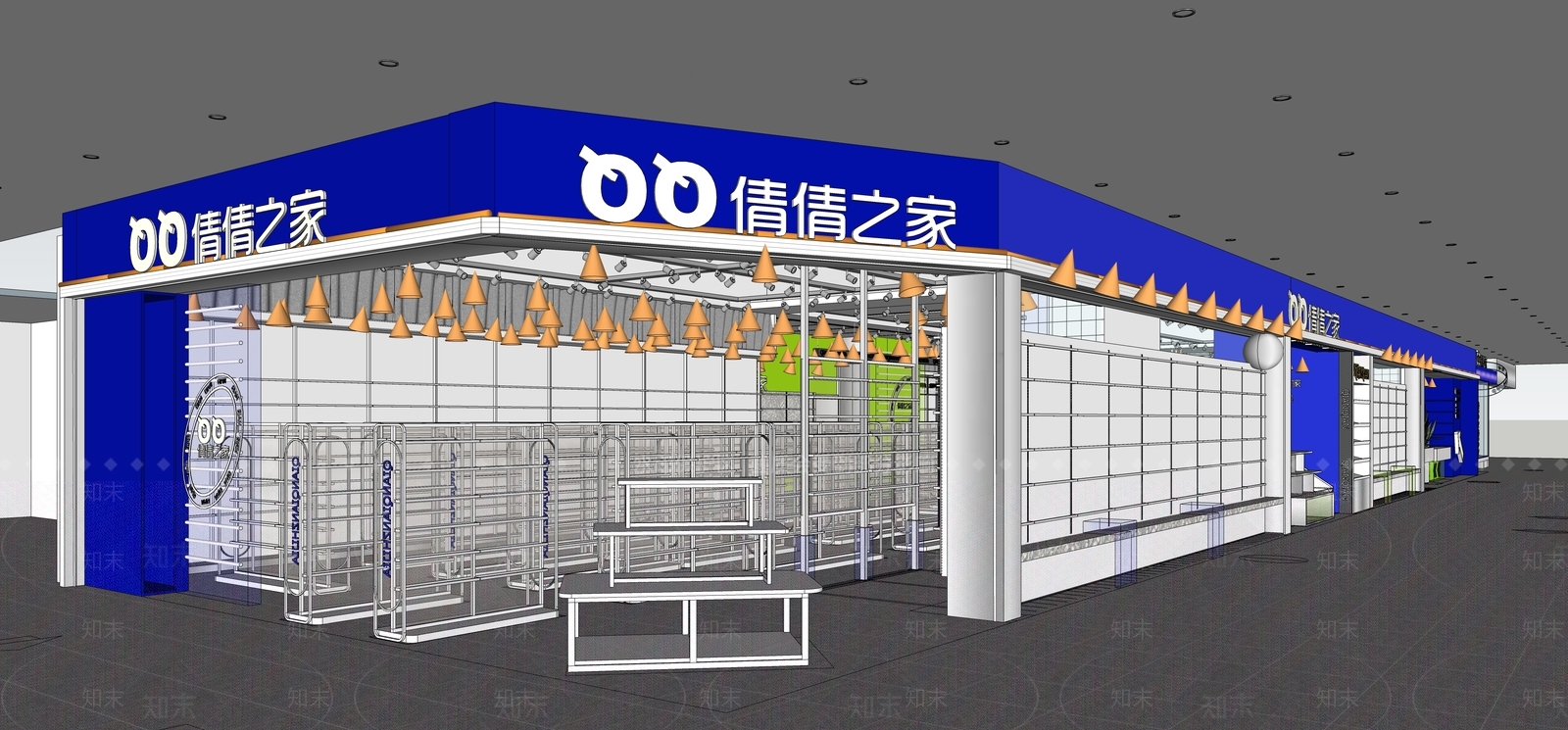 现代玩具礼品店SU模型下载【ID:1113931431】