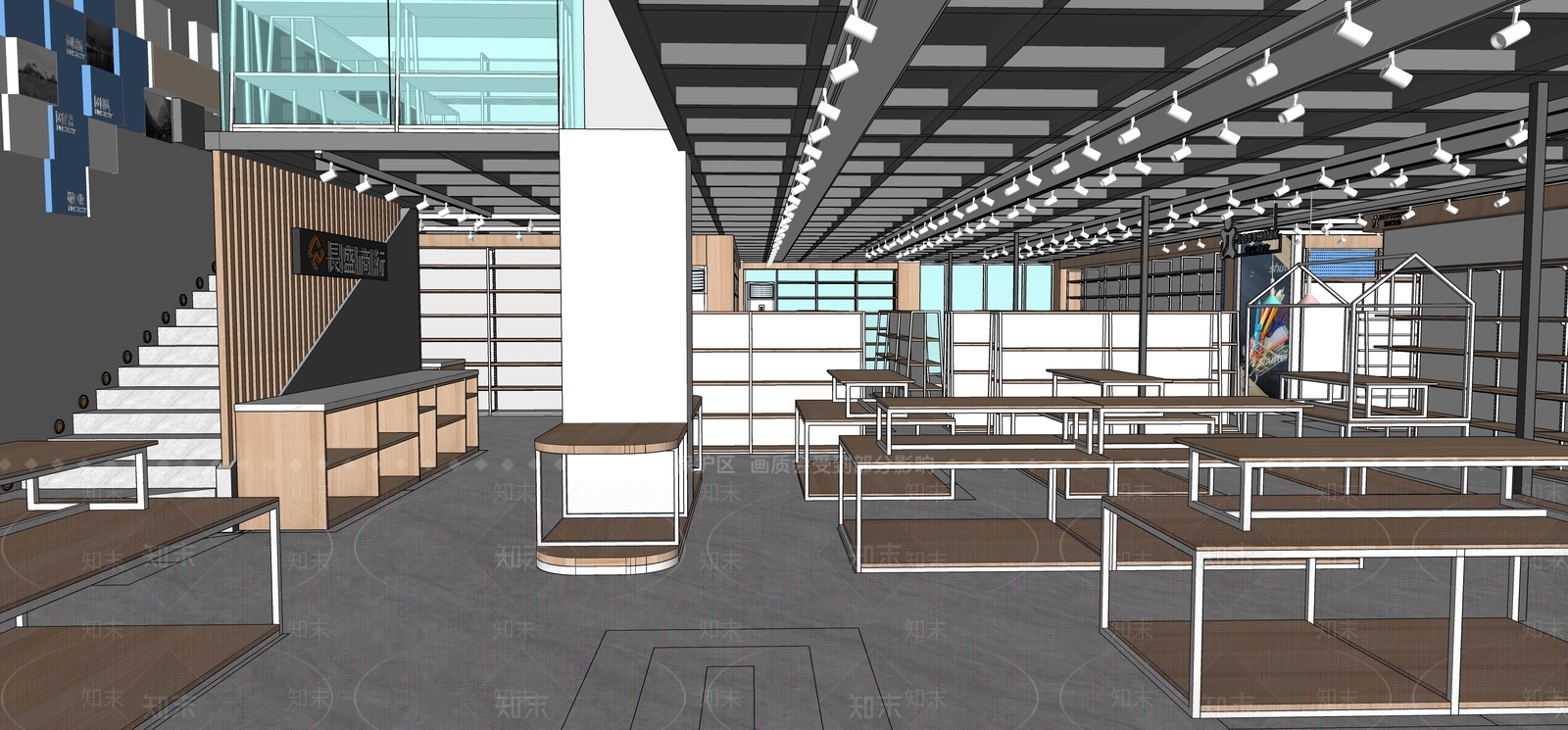 现代玩具礼品店SU模型下载【ID:1113939474】