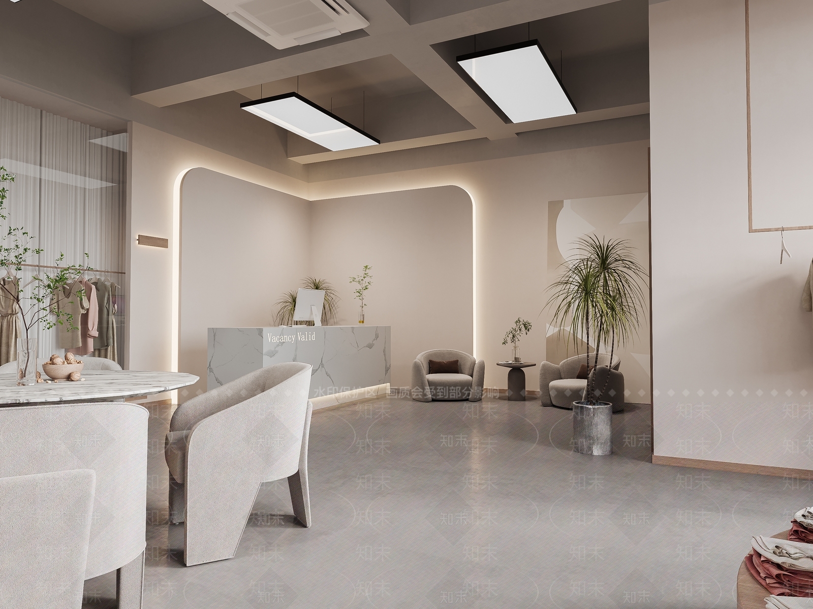 侘寂服装鞋店3D模型下载【ID:1113941935】