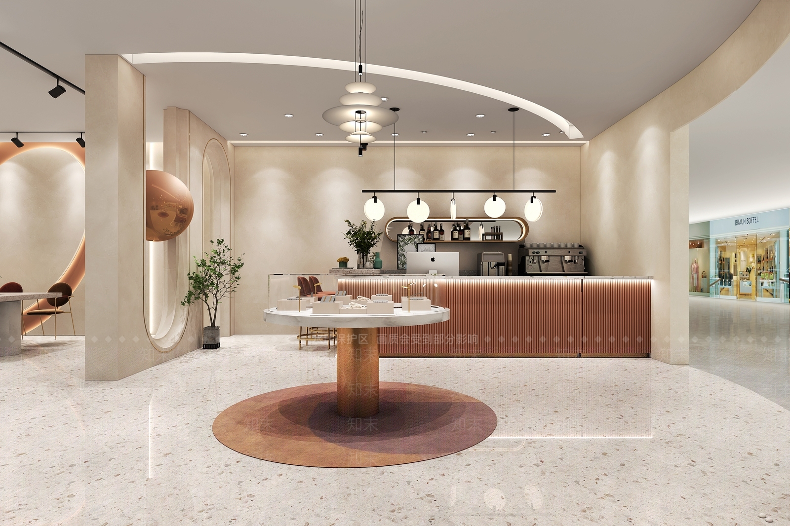 现代珠宝珠宝店3D模型下载【ID:1113943949】