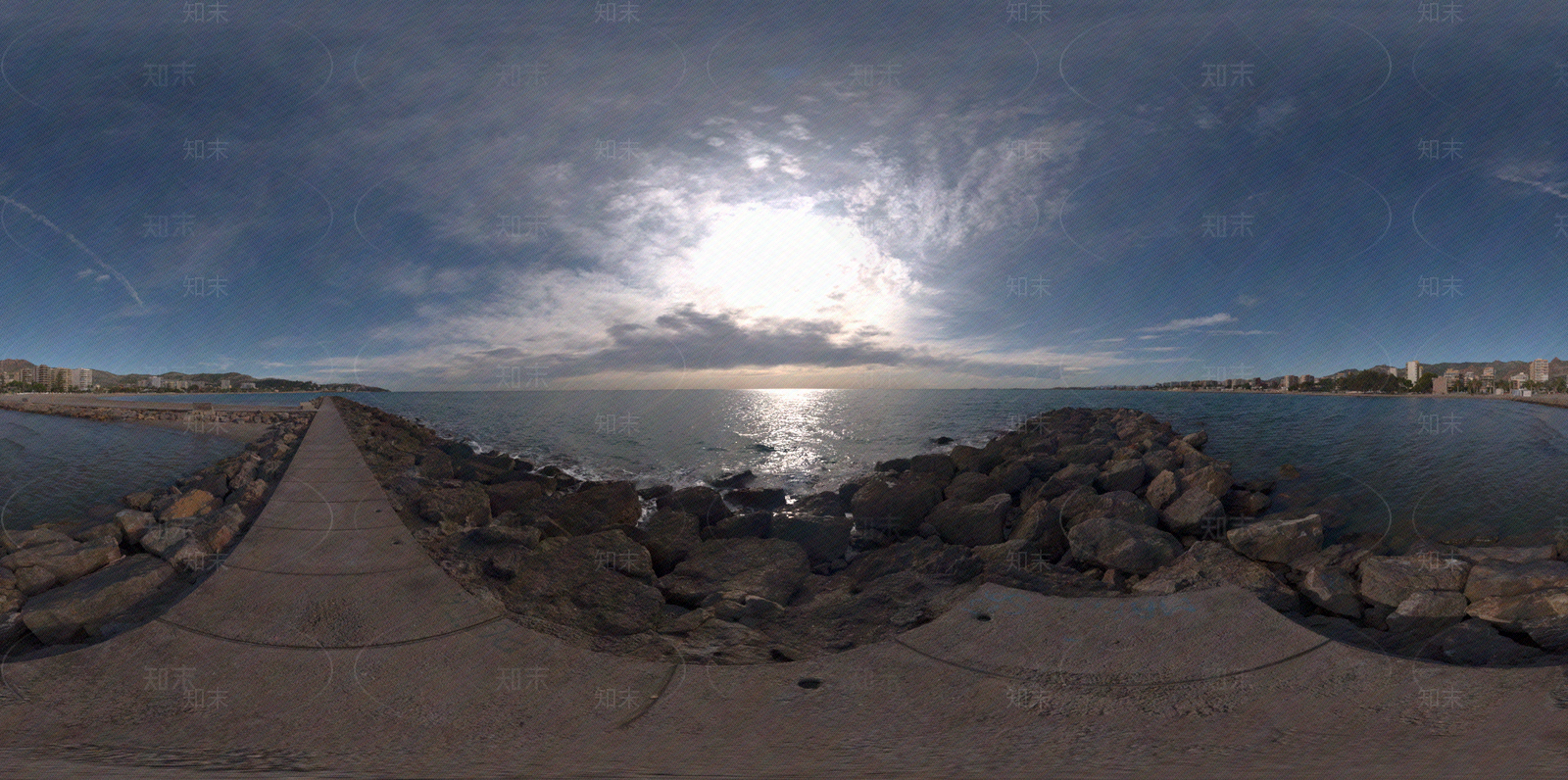 hdr户外天空驳岸贴图下载【ID:1113962790】