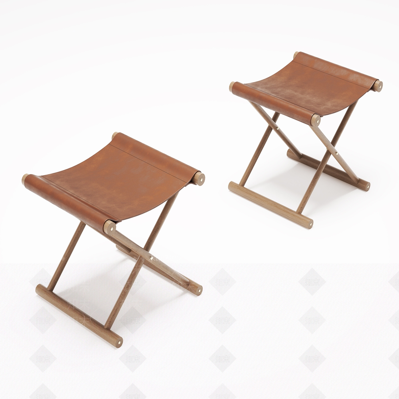 现代折叠凳子3D模型下载【ID:1113963276】