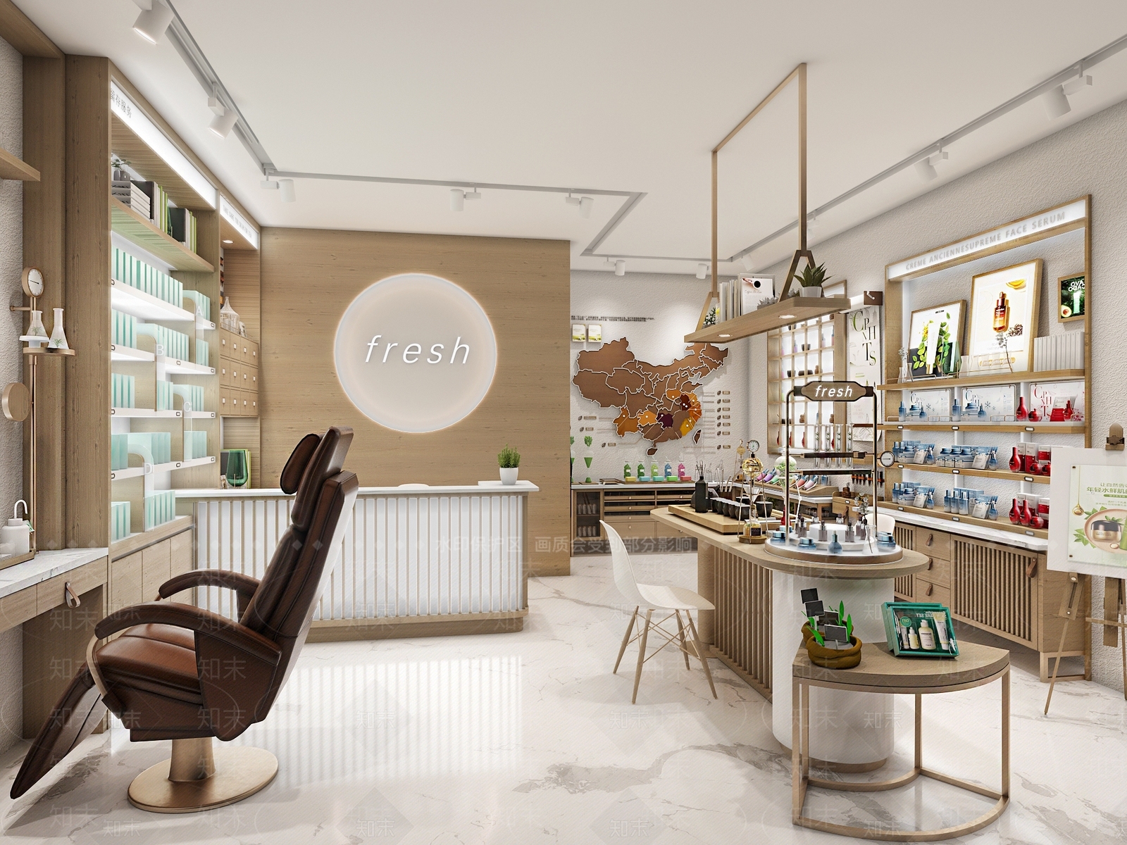 现代美妆店SU模型下载【ID:1113976913】