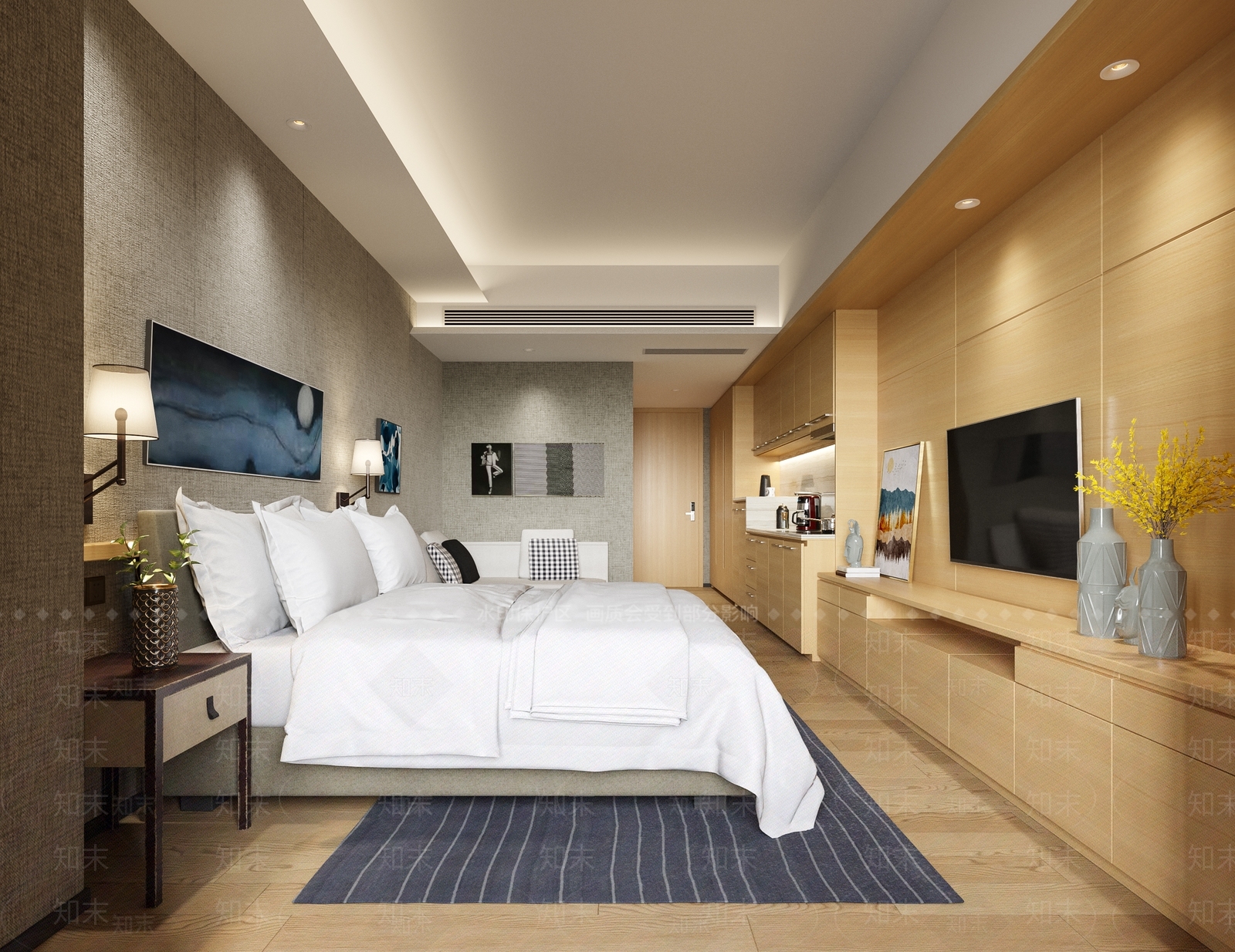 现代单身公寓3D模型下载【ID:1113984346】