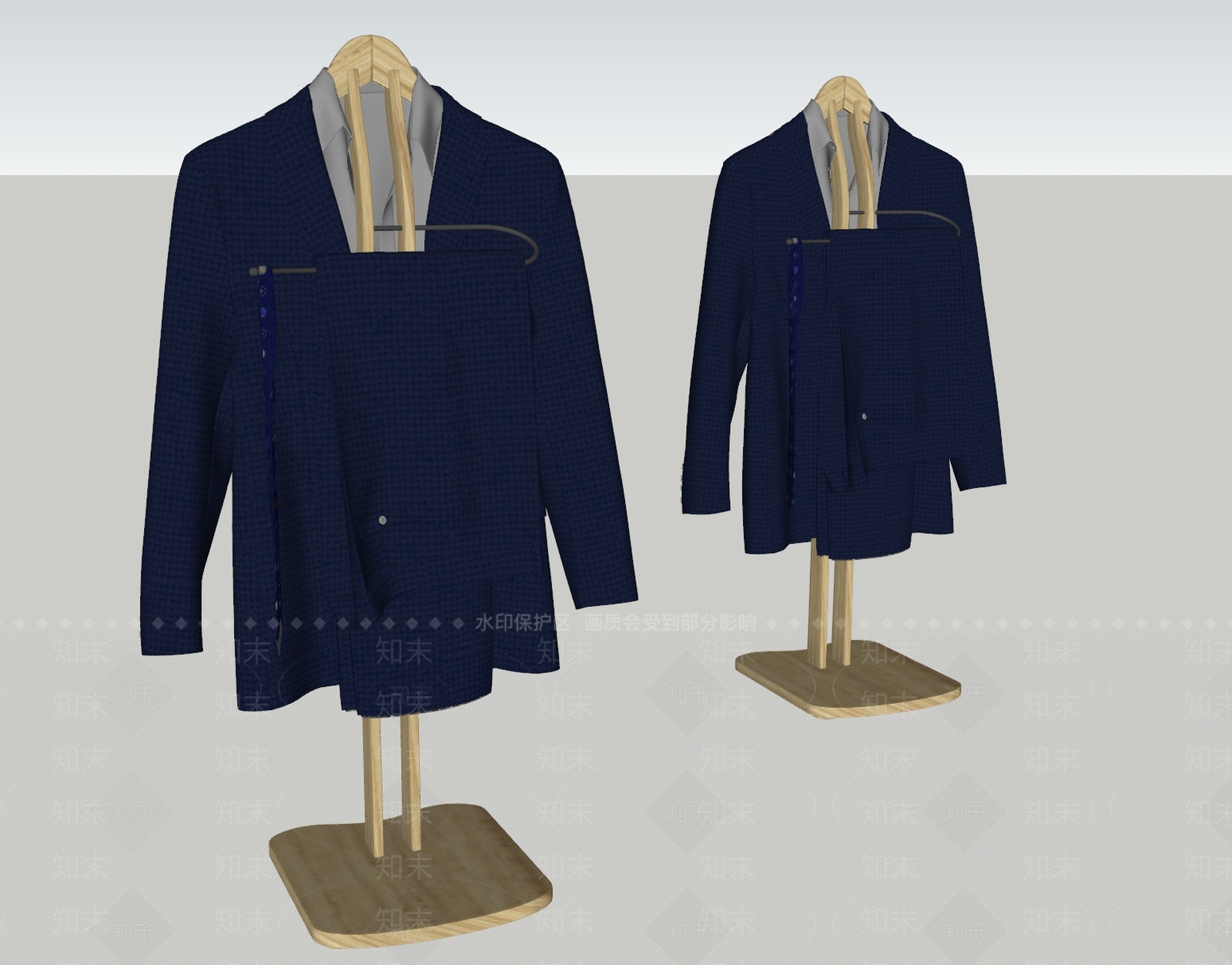 现代服装SU模型下载【ID:1113985370】