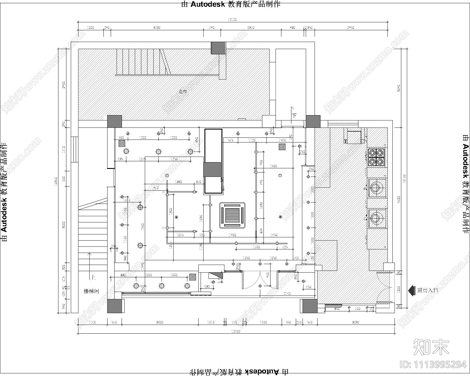 田记平热干面施工图cad施工图下载【ID:1113995294】