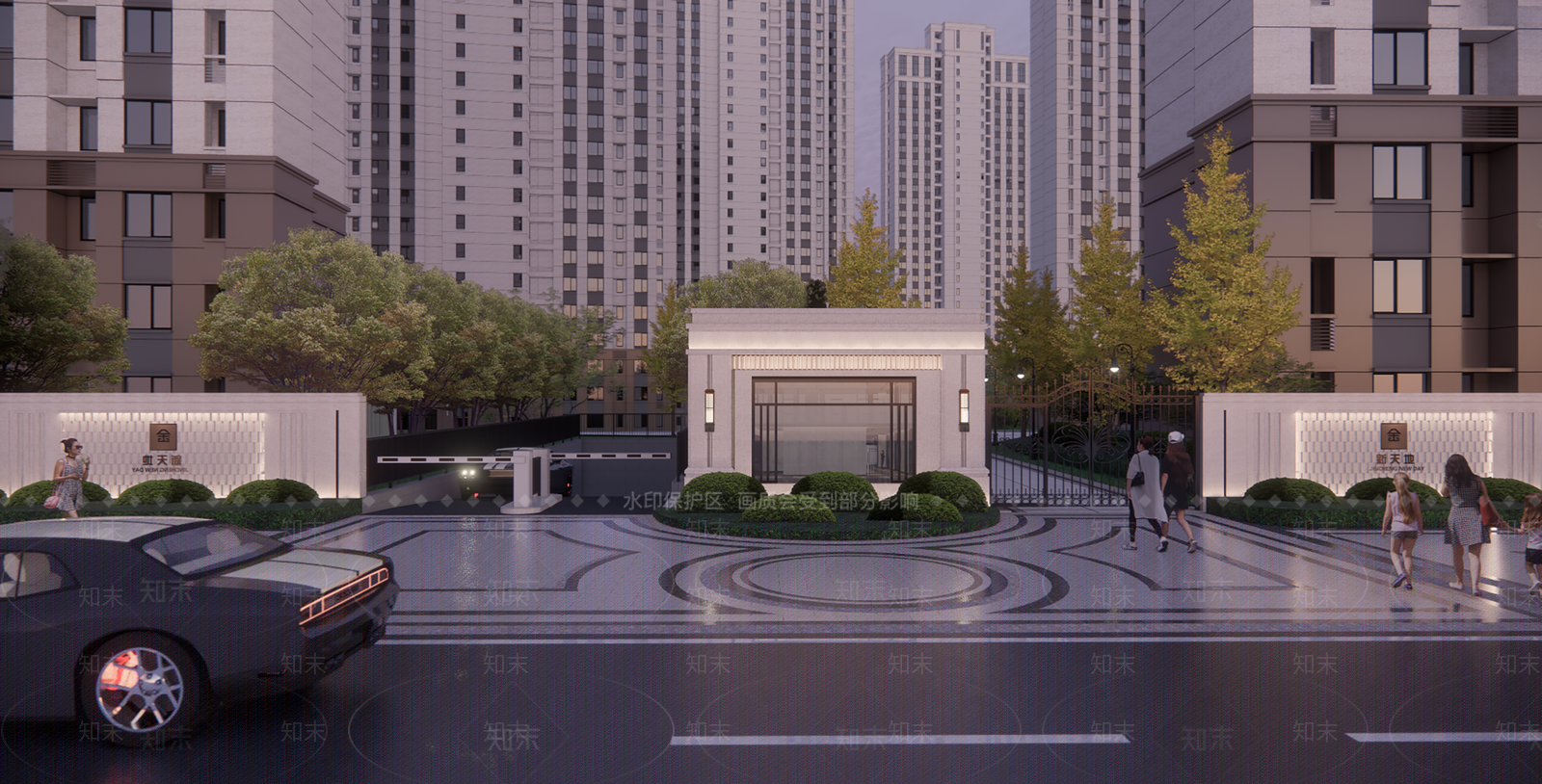 古典大都会入口大门SU模型下载【ID:1113995977】