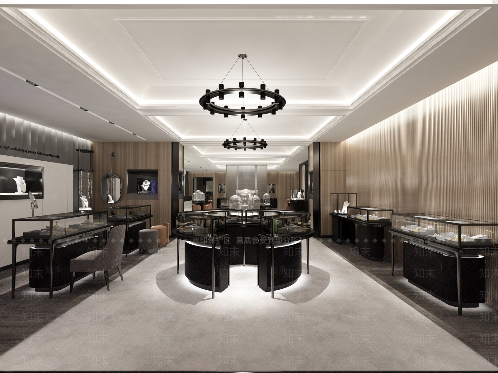 现代珠宝店3D模型下载【ID:1114016703】