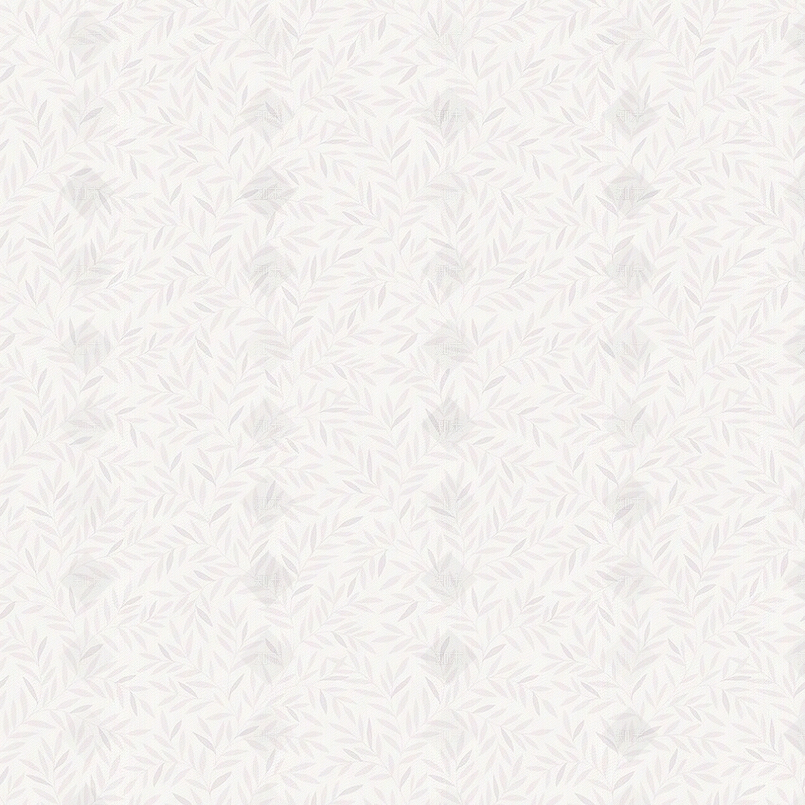浅色树叶印花壁纸贴图下载【ID:1114027330】