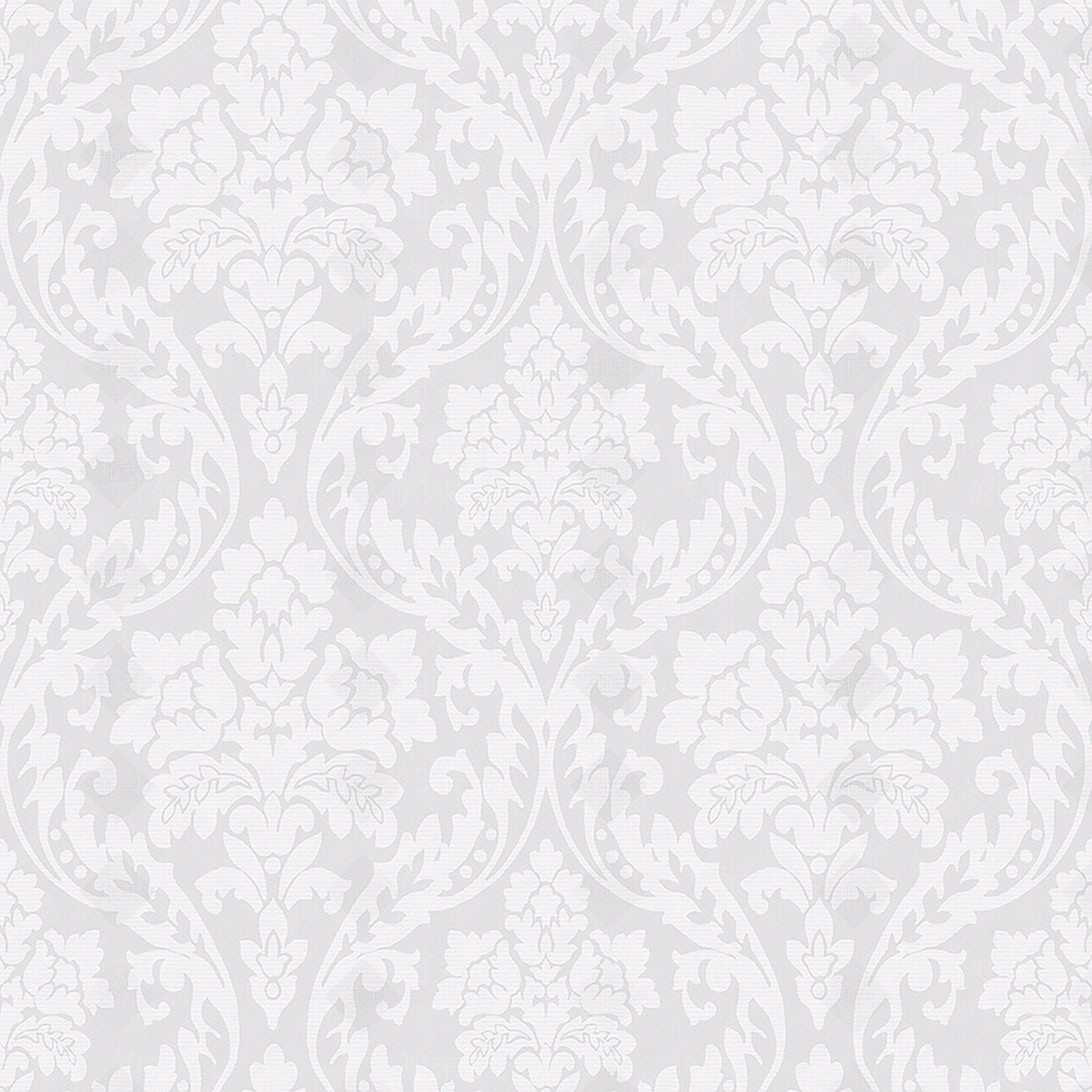 浅灰色欧式印花壁布贴图下载【ID:1114029152】