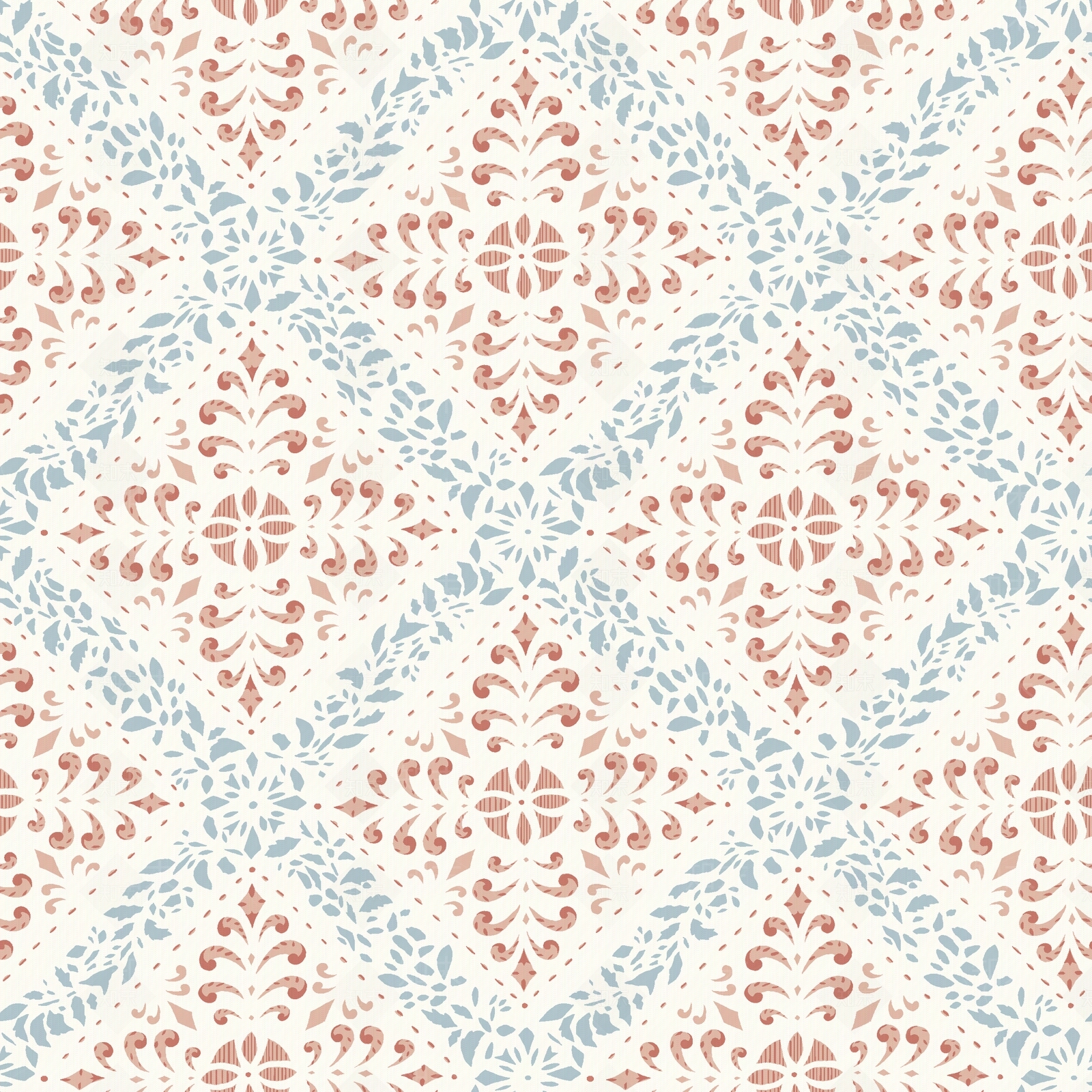 浅色菱形几何印花壁纸贴图下载【ID:1114032714】