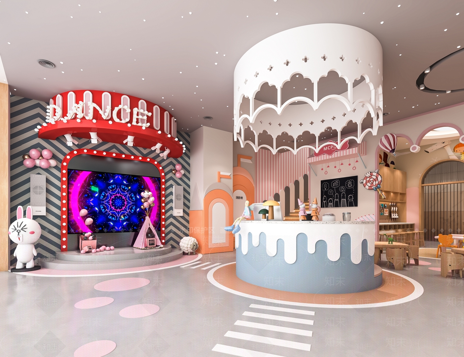 现代儿童活动中心SU模型下载【ID:1114043071】
