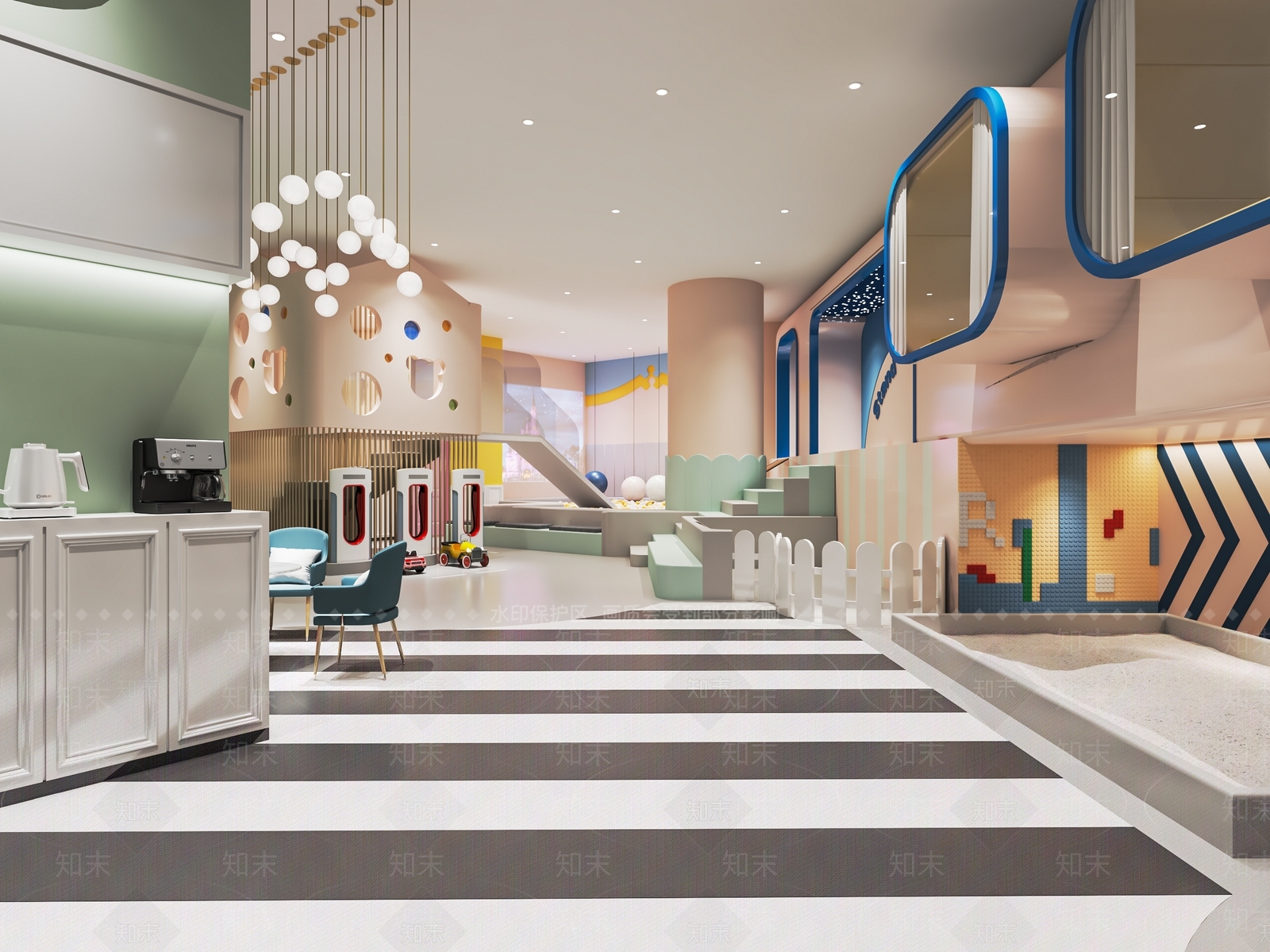 现代儿童活动中心SU模型下载【ID:1114043764】