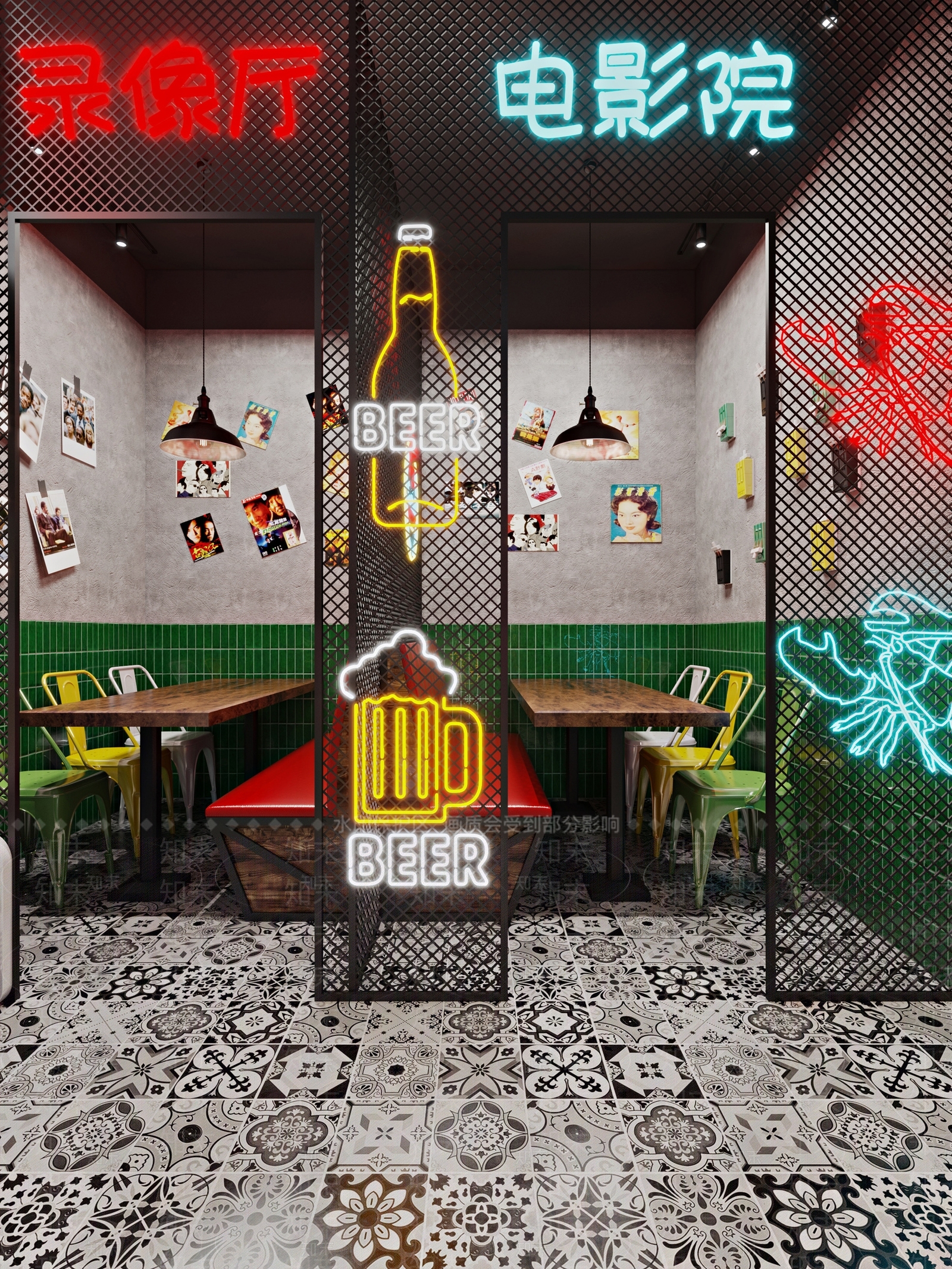 工业风龙虾火锅店3D模型下载【ID:1114054418】