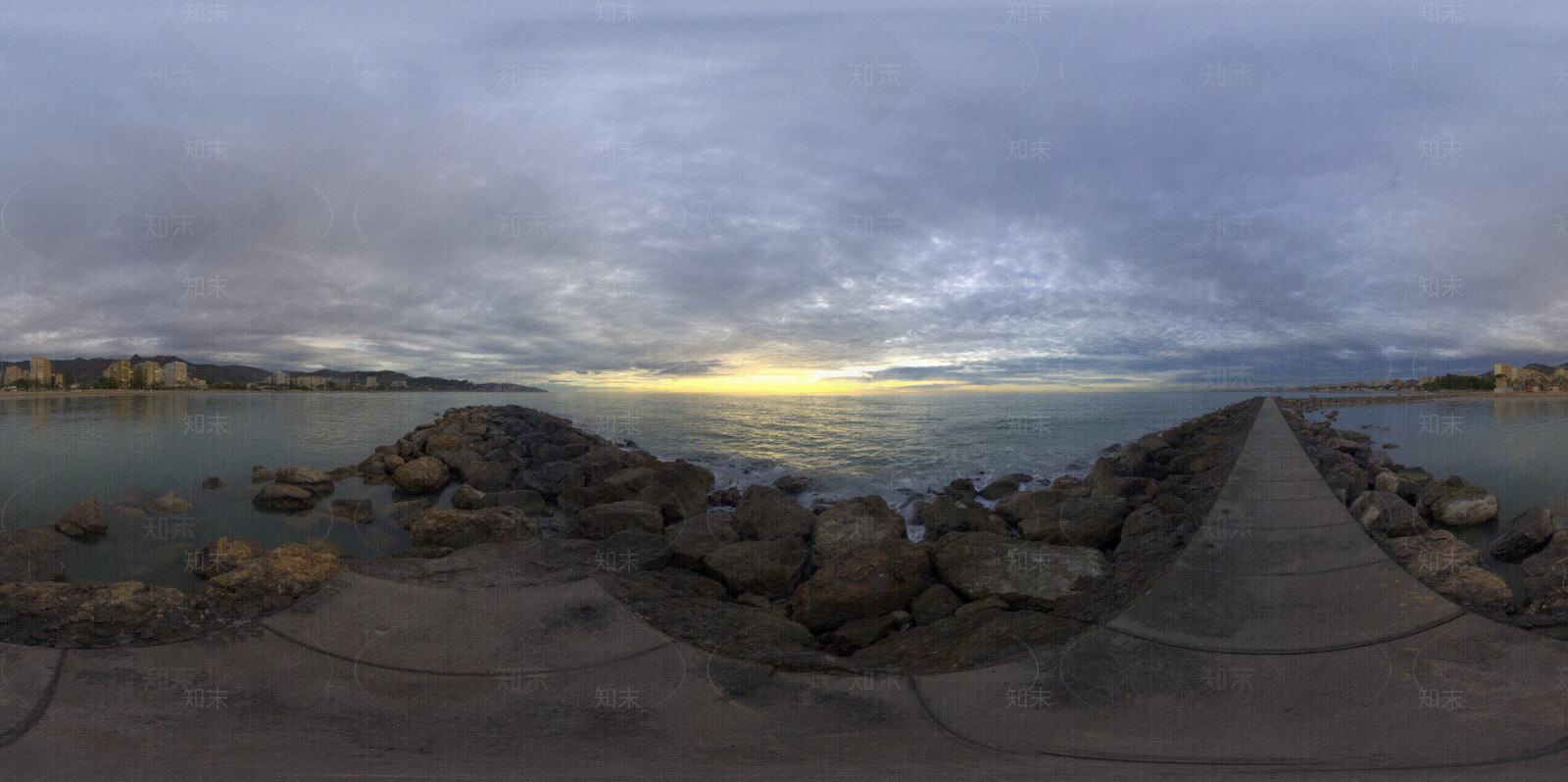 hdr户外白天天空驳岸贴图下载【ID:1114057664】