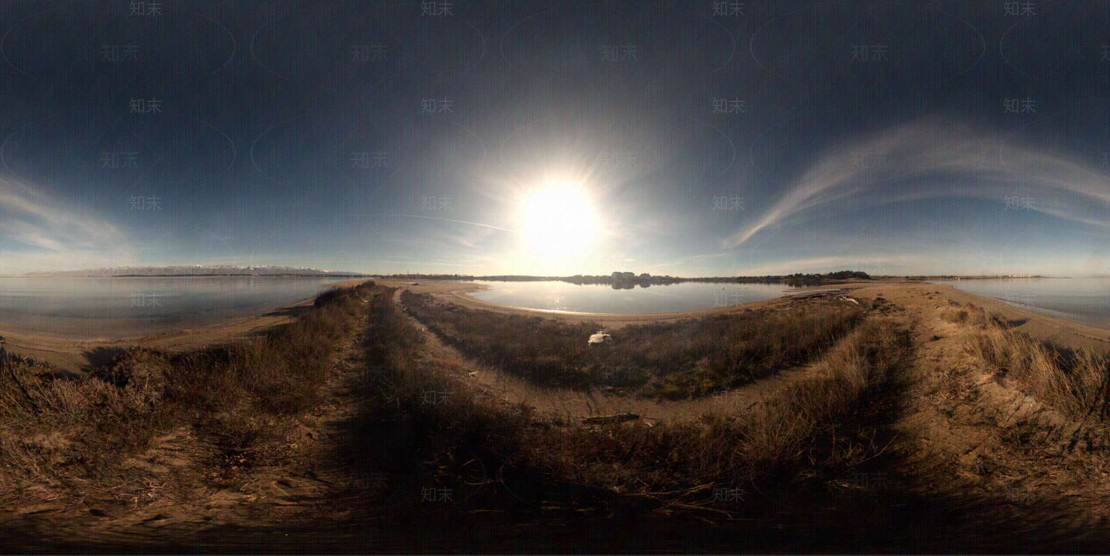 hdr户外天空黄昏驳岸贴图下载【ID:1114057965】