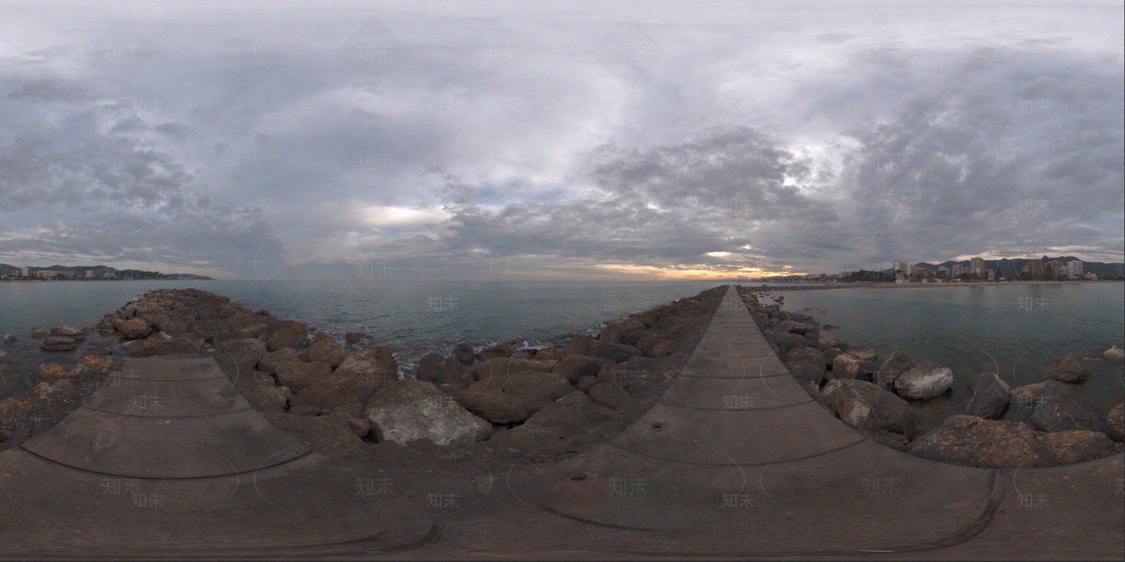 hdr户外白天天空驳岸贴图下载【ID:1114060238】