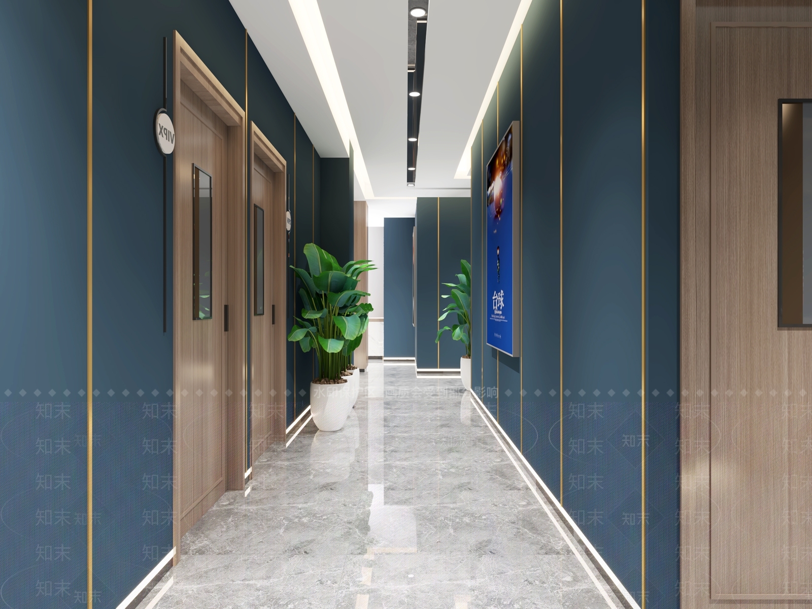 现代台球馆3D模型下载【ID:1114082728】