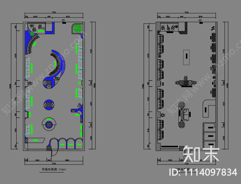 服装设计平面图cad施工图下载【ID:1114097834】