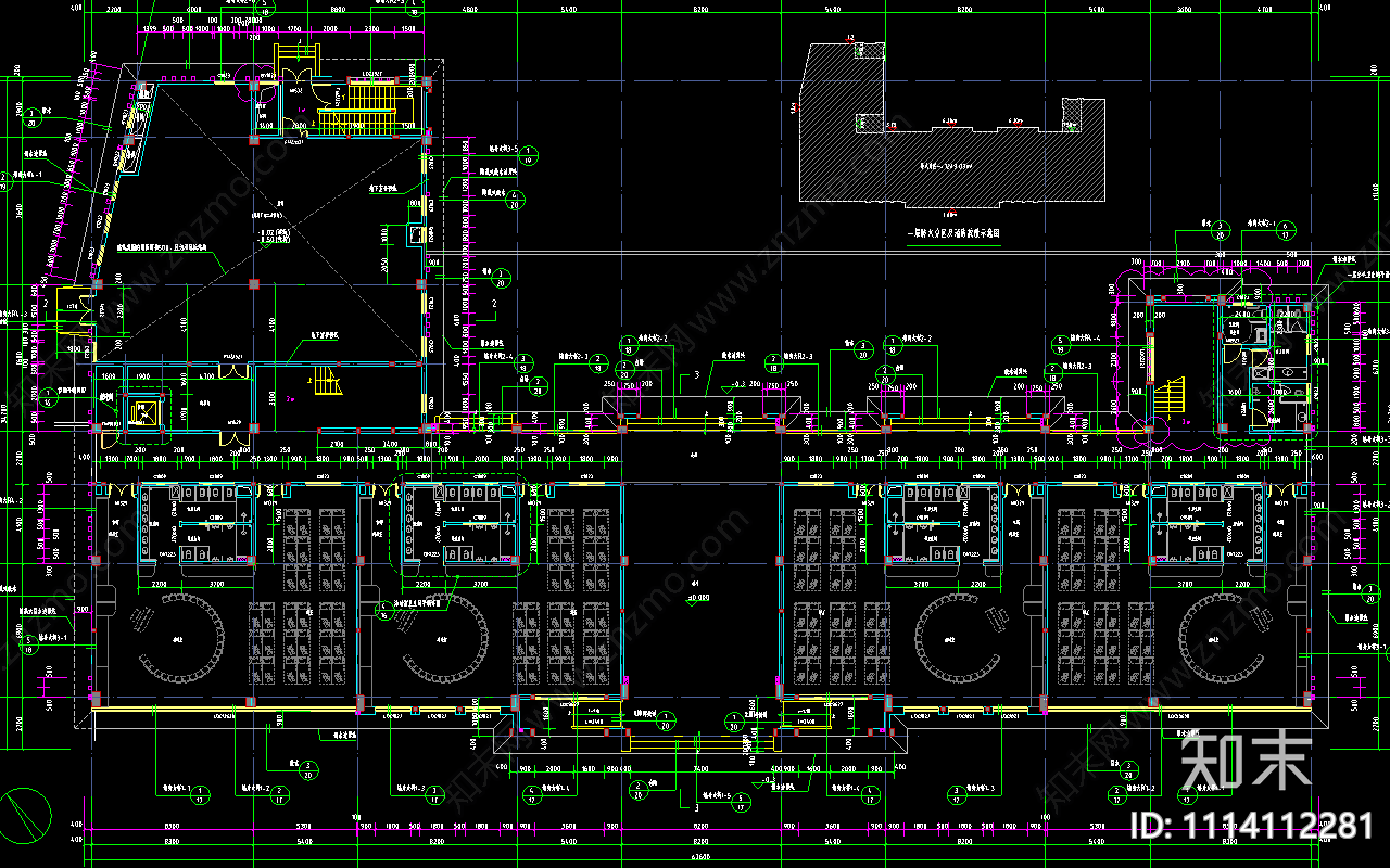 某镇公立幼儿园建设项目工程CAD施工图下载【ID:1114112281】