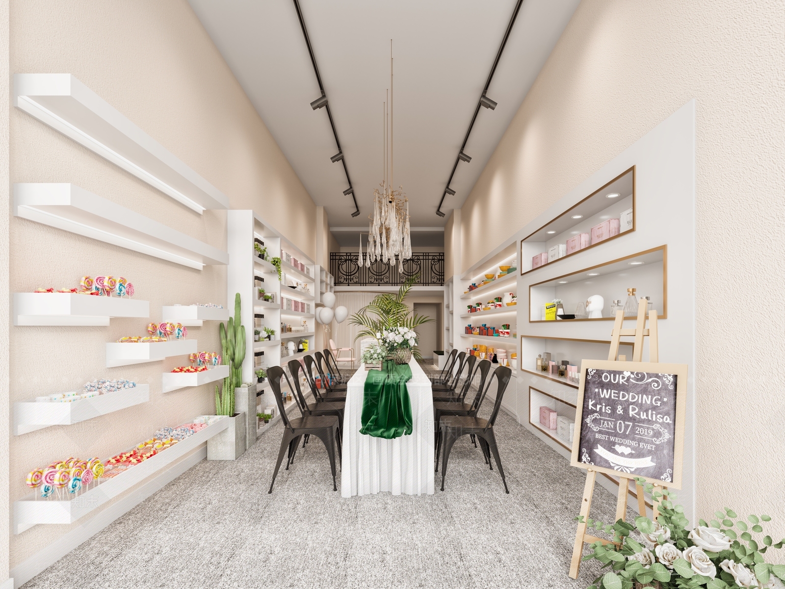 现代礼品店3D模型下载【ID:1114125007】
