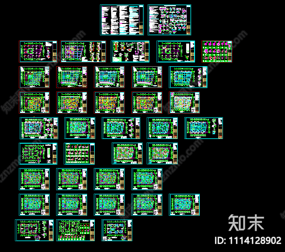 某31层高层住宅混凝土结构施工图施工图下载【ID:1114128902】