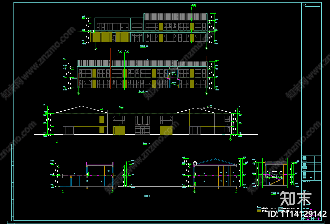二层幼儿园建筑施工图施工图下载【ID:1114129142】