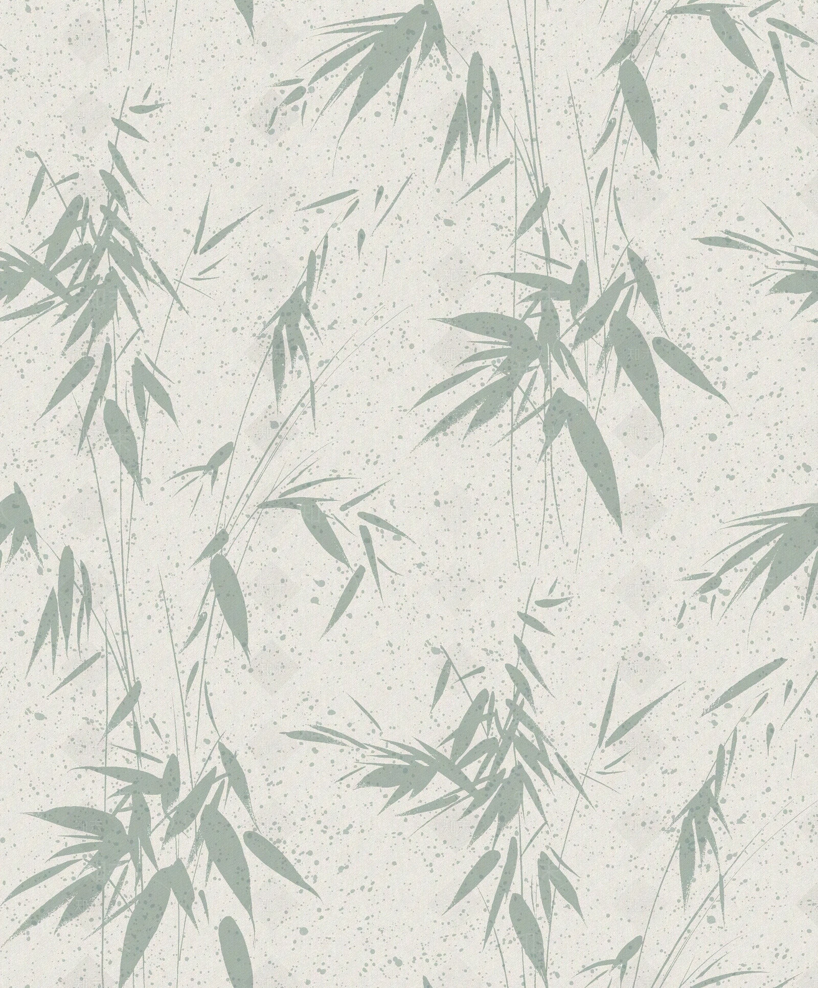 中式复古做旧竹叶竹子壁纸贴图下载【ID:1114131696】