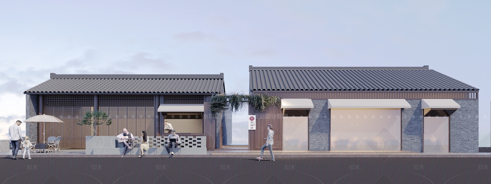 新中式古建3D模型下载【ID:1114169076】